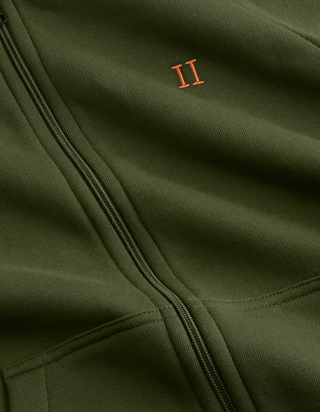 Sweat à capuche Core Contrast zippé Les Deux