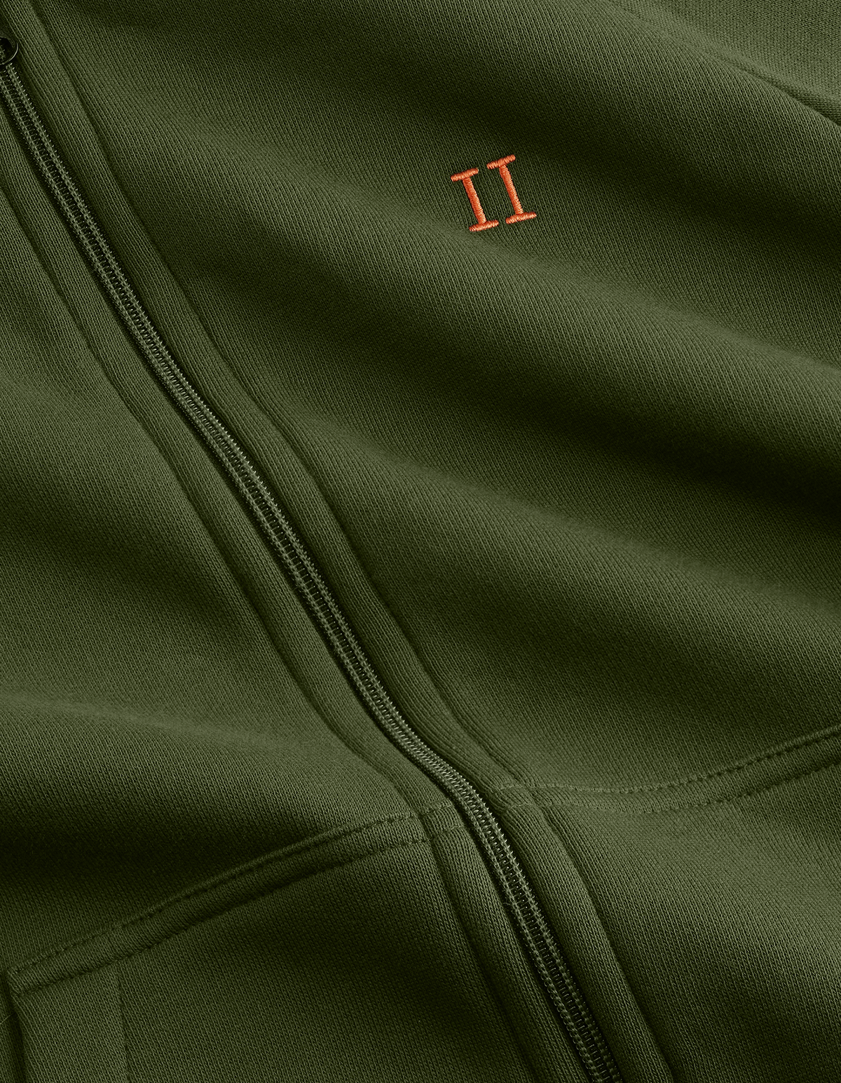 Sweat à capuche Core Contrast zippé Les Deux