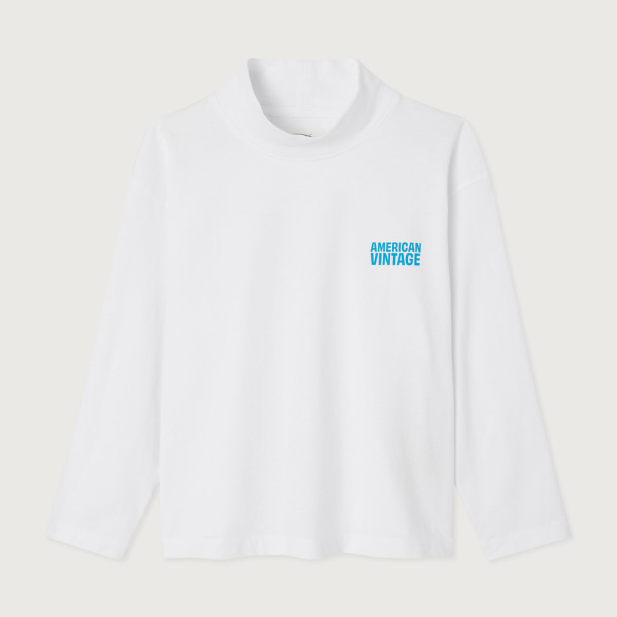 T-shirt Manches longues col montant American Vintage
