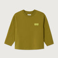 T-shirt Ample manches longues col rond American Vintage