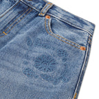 Jean Embroidered high rise bagg Levi's