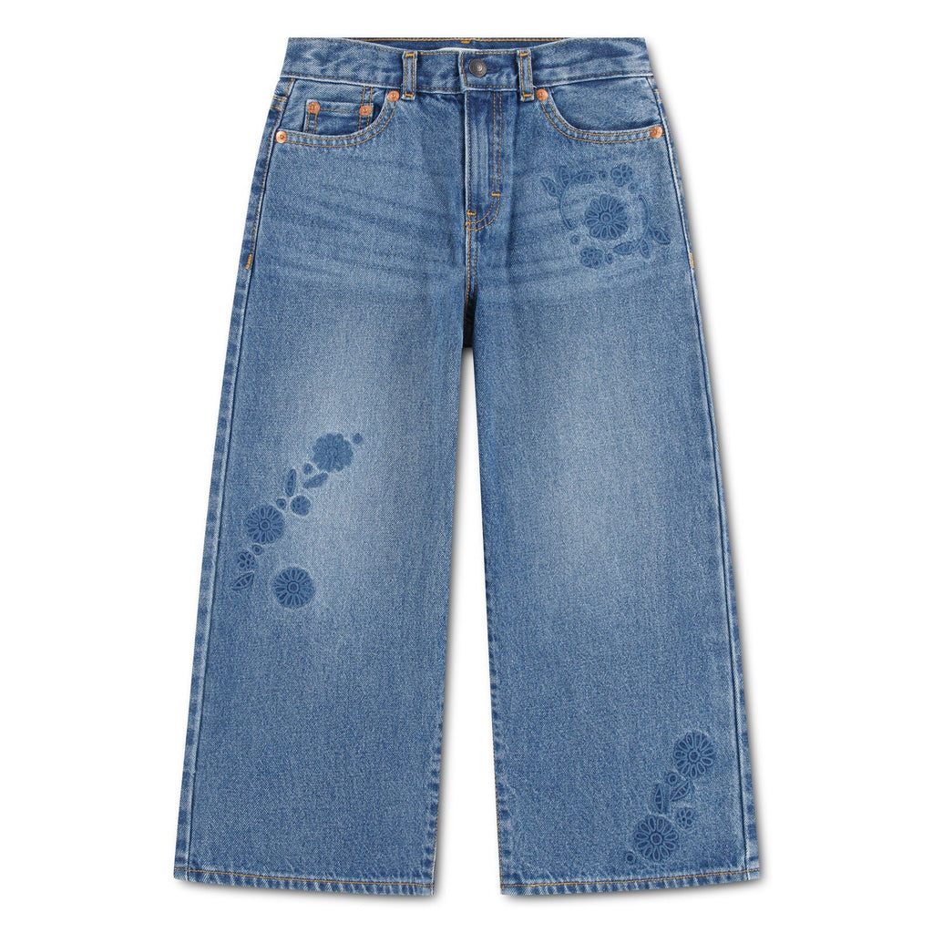Jean Embroidered high rise bagg Levi's