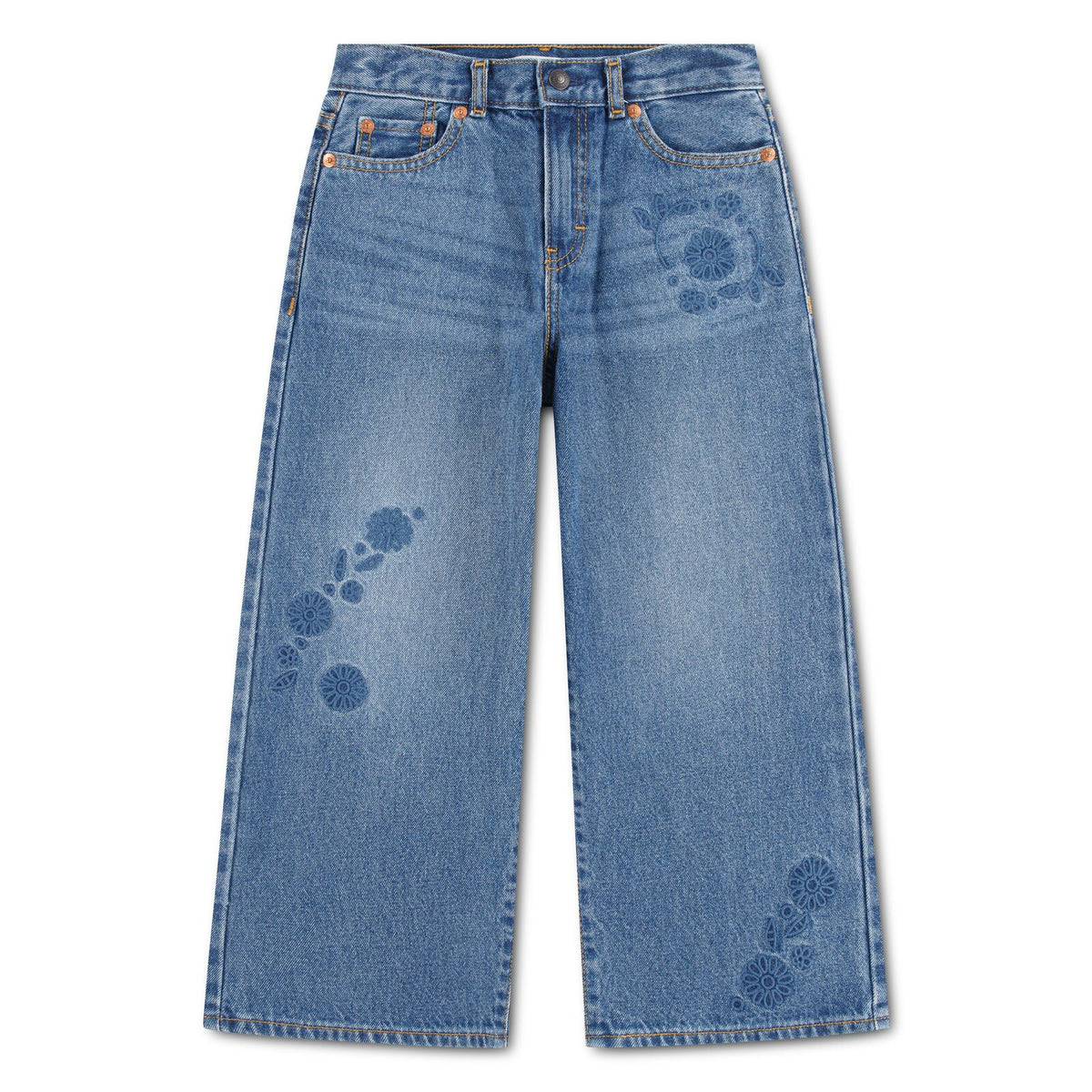 Jean Embroidered high rise bagg Levi's