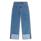 Jean Wide leg roll cuff Levi's