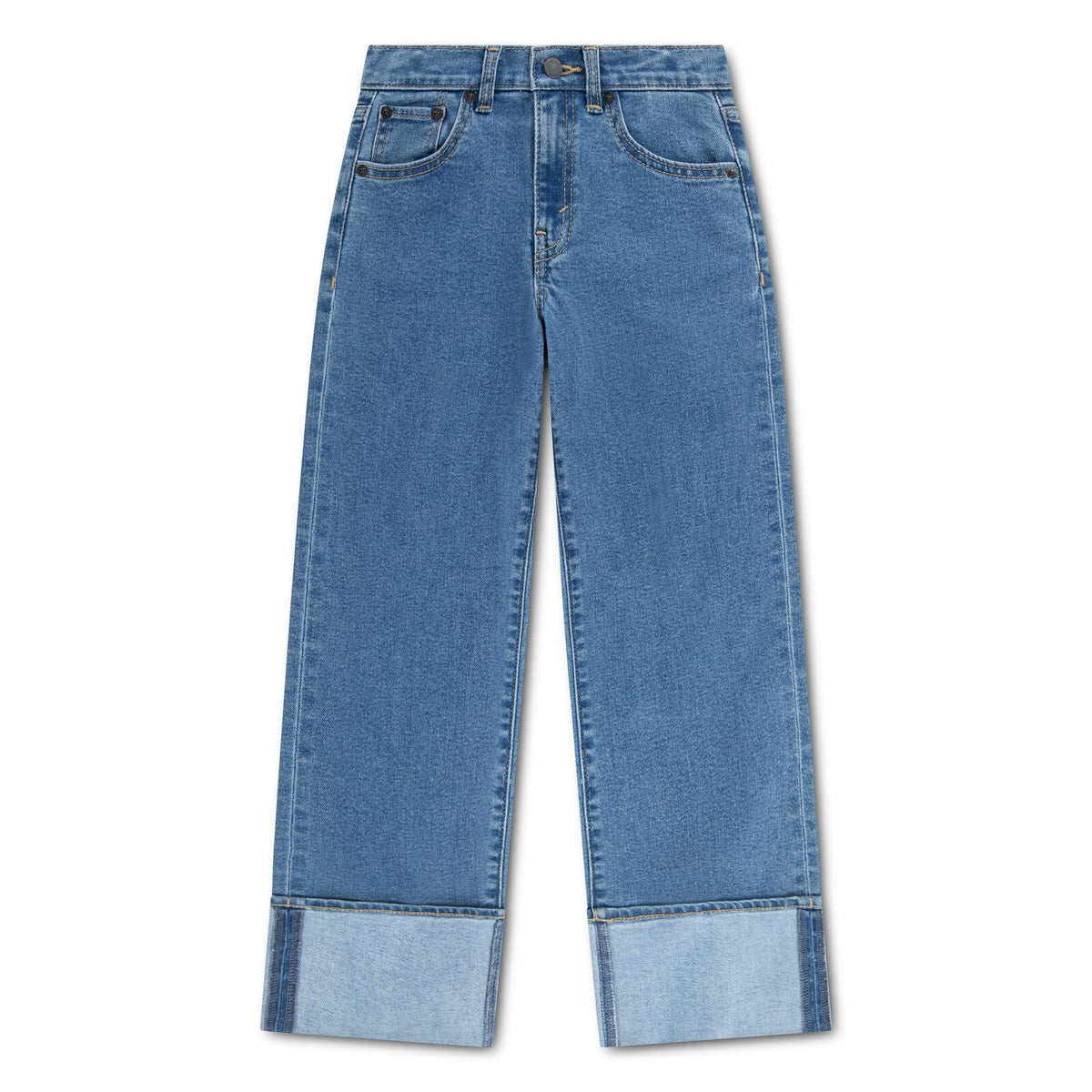 Jean Wide leg roll cuff Levi's