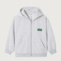 Sweat Zippé capuche American Vintage gris