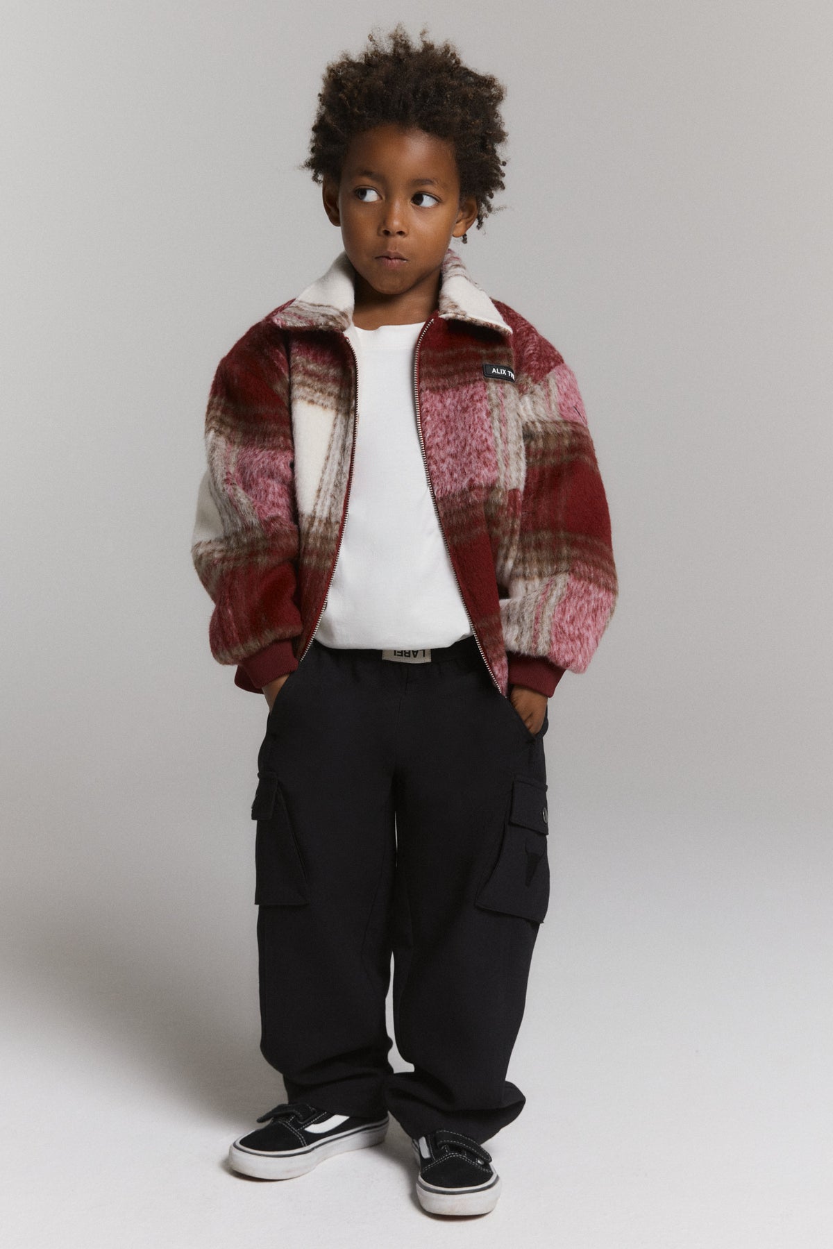 Manteau Check Bomber Alix