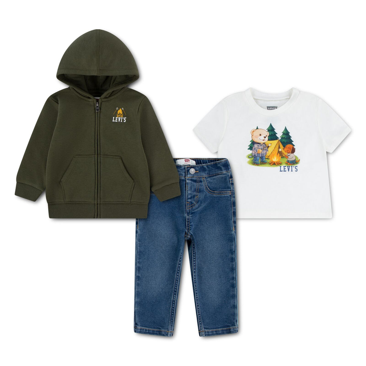 Ensemble 3Pc fz hoodie set Levi's