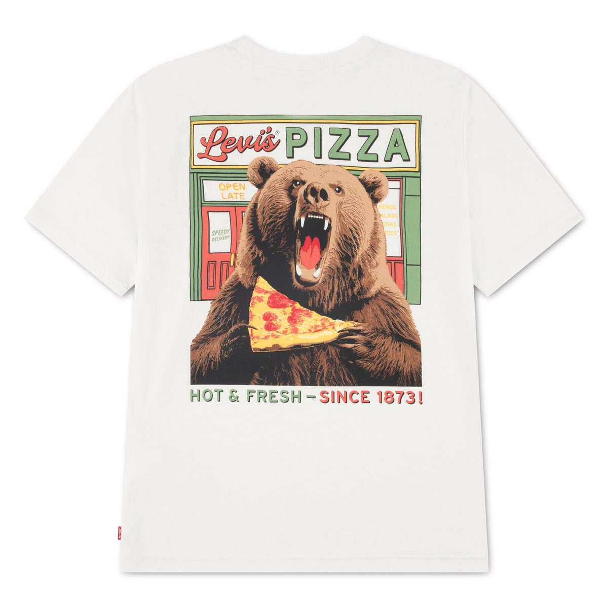 T-shirt Pizza loving bear Levi's