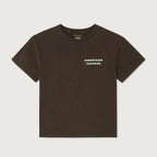 T-shirt Droit manches courtes col rond imprimé American Vintage