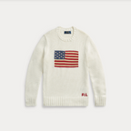 Pull à drapeau coton Ralph Lauren
