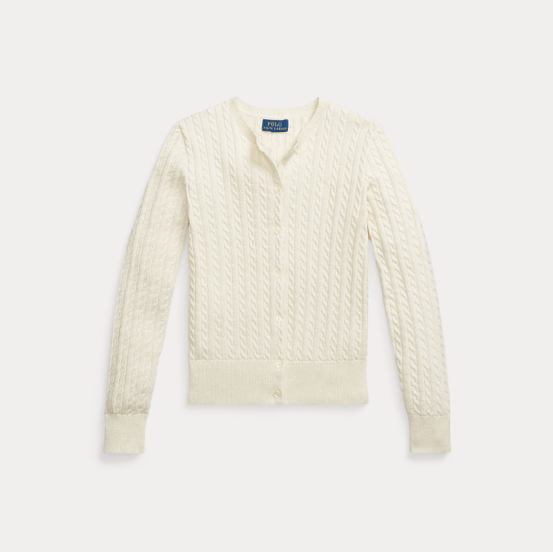 Cardigan Clubhouse Cream Ralph Lauren