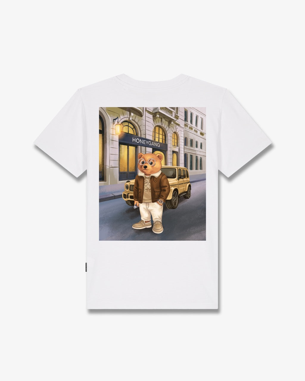 T-shirt Jeep blanc Baron Filou