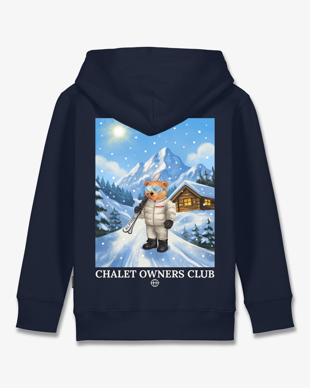 Sweat à capuche Ski Chalet Baron Filou